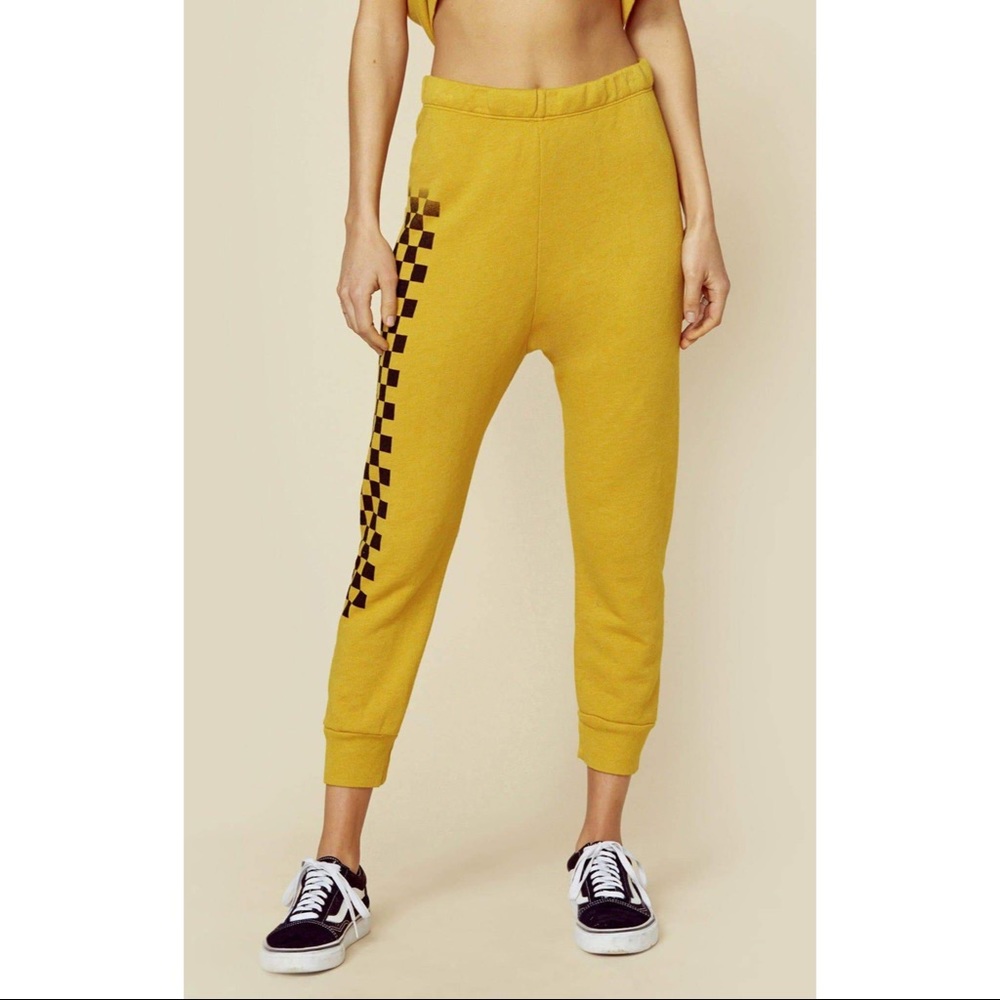 All Things Fabulous Checkerboard Sweat - Worn Once